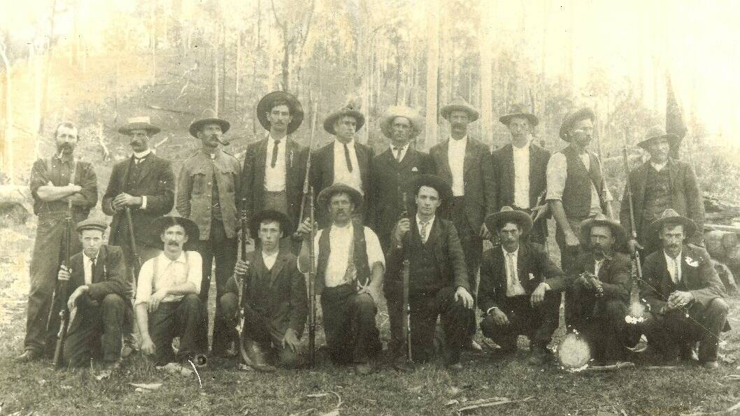Proud moment: Rollands Plains Rifle Club members, 1906.