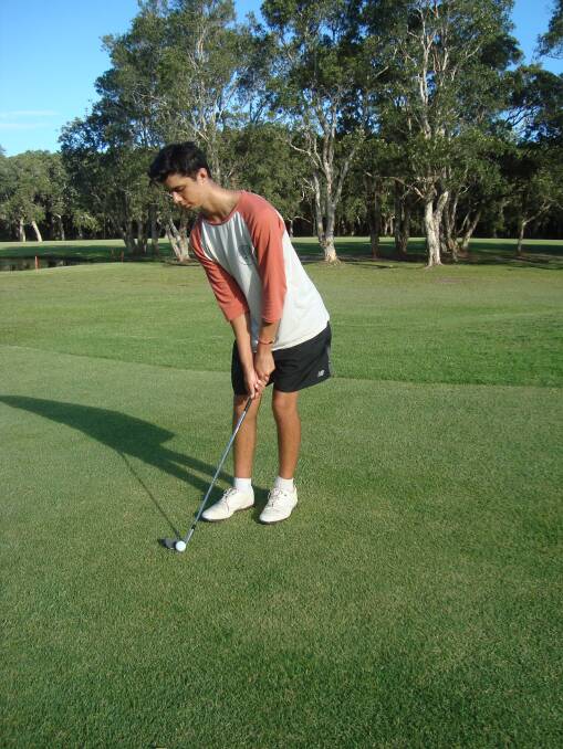 Young star: Golfer Jackson Jubelin.