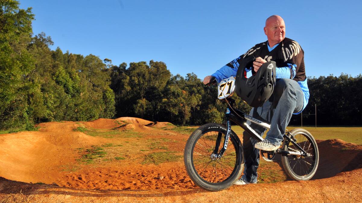 Driving force: Craig Maltman's dream of seeing a BMX track in Port Macquarie is another step closer.