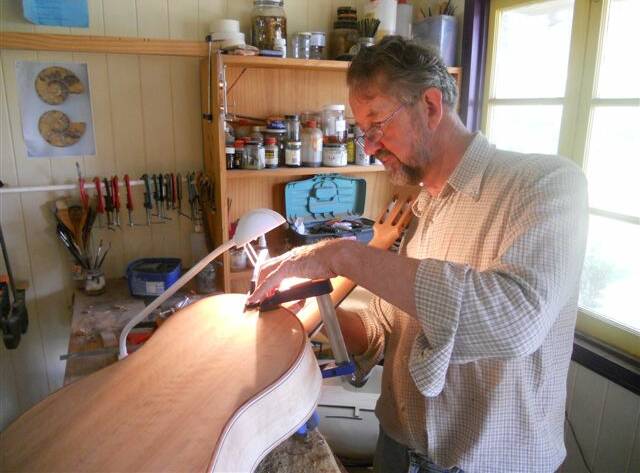 OAM: Luthier Graham Caldersmith. Pic: NIGEL McNEIL
