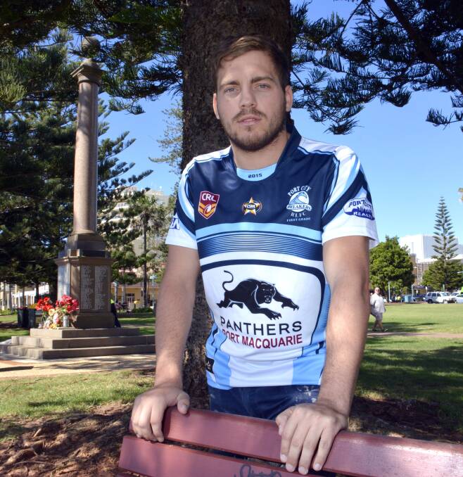 Important day: Kurt Lewis will be a part of the Breakers line up that will take on the Wauchope Blues in an epic Anzac Day showdown.