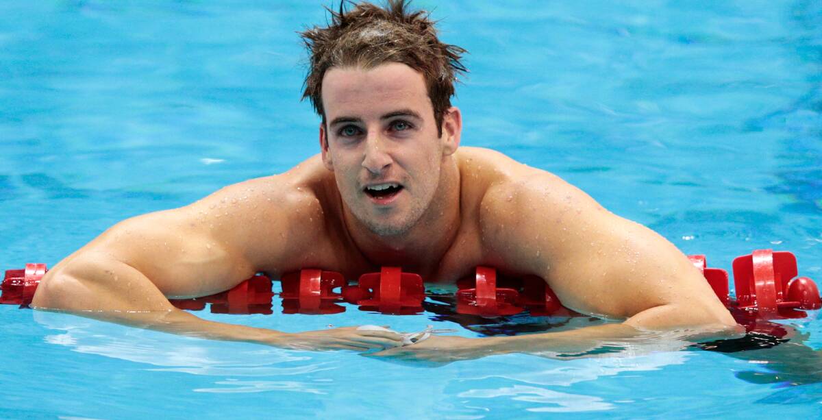 Our champion: No matter the outcome from last night's 100 metre freestyle final James Magnussen will always be Port Macquarie's champion.