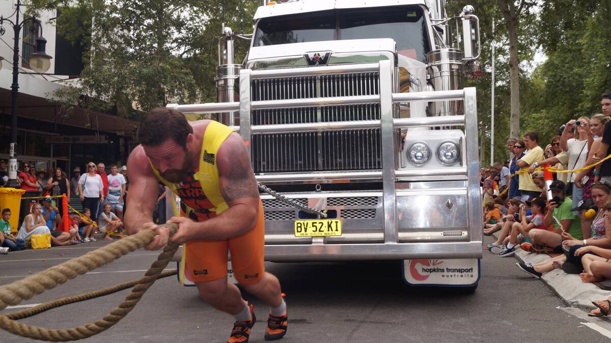 Big man, big diet: Australia's strongest man., Ben Simpson, is an eating machine.