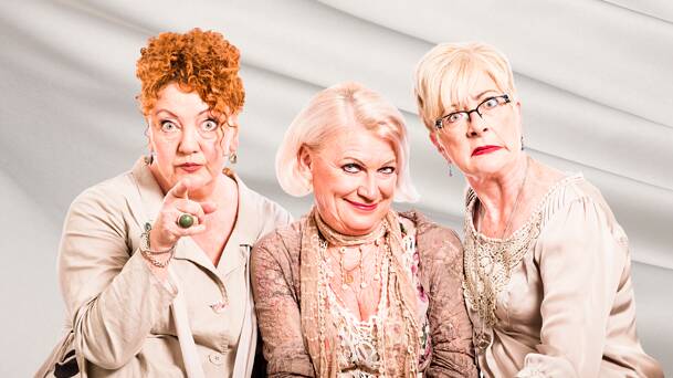 Grumpy by name not by nature: Catch these lovely ladies in an hilarious piece of theatre at the Glasshouse on Sunday at 8pm.