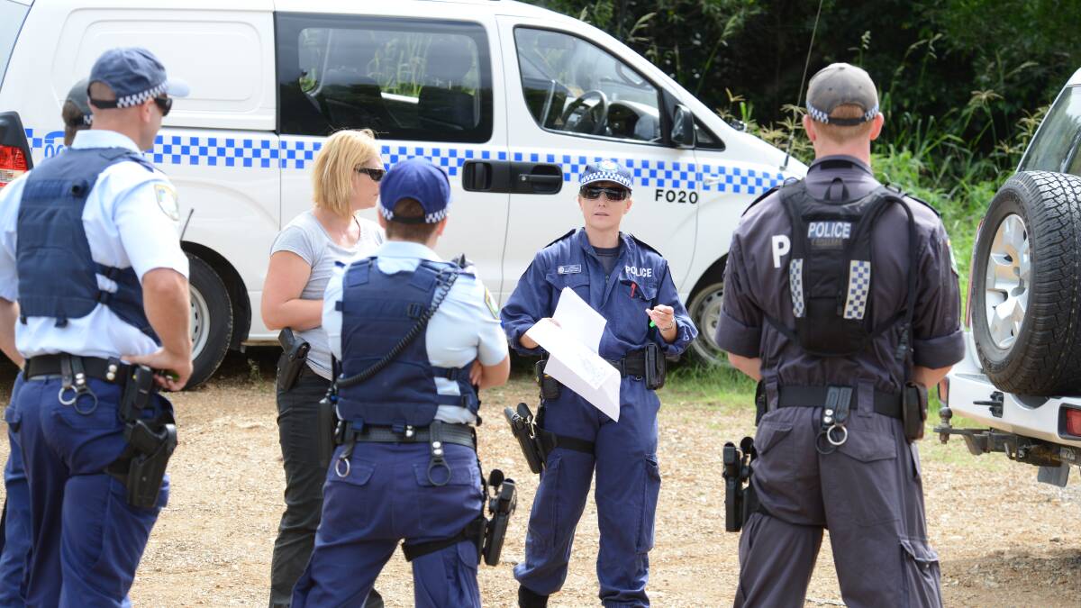 A search is underway for a 54-year-old Forster man reported missing by a friend.  Photos by Carl Muxlow.