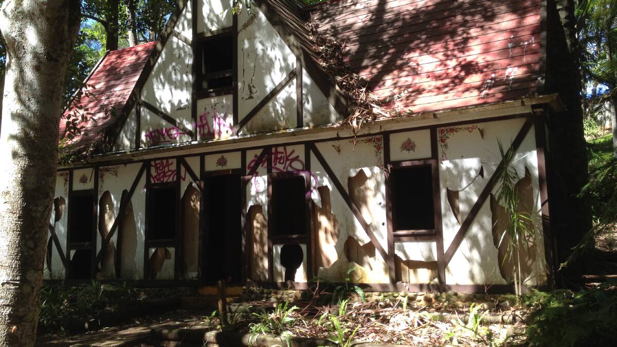 The old Fantasy Glades site, still on the market for a prospective buyer, sits in a state of disrepair.