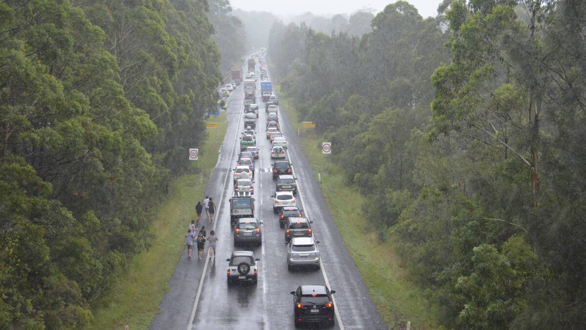 Pacific Highway traffic chaos