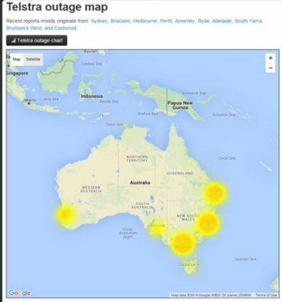 Nationwide Telstra outage