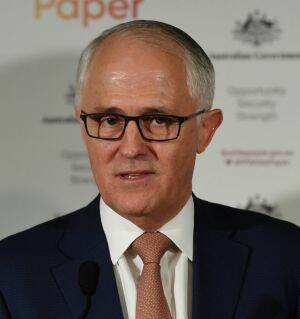 "We will not be pressured": Prime Minister Malcolm Turnbull on Thursday. Photo: Lukas Coch