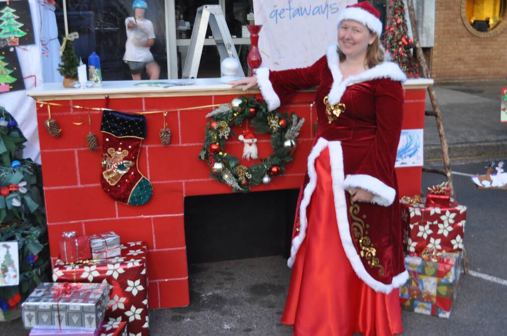 BEST DRESSED: The winning best dressed stall from Christmas in July 2015.
