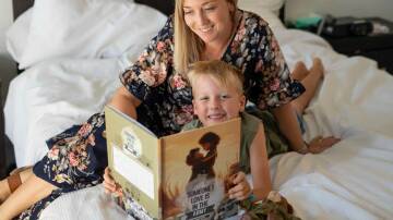 Bianca Sibbald is ex-Navy, married to a sailor, has three young children and is the author of the "Someone I Love is in Defence" series of story, activity and colouring-in books for the young children of military families. Picture by someoneiloveisindefence.com.au