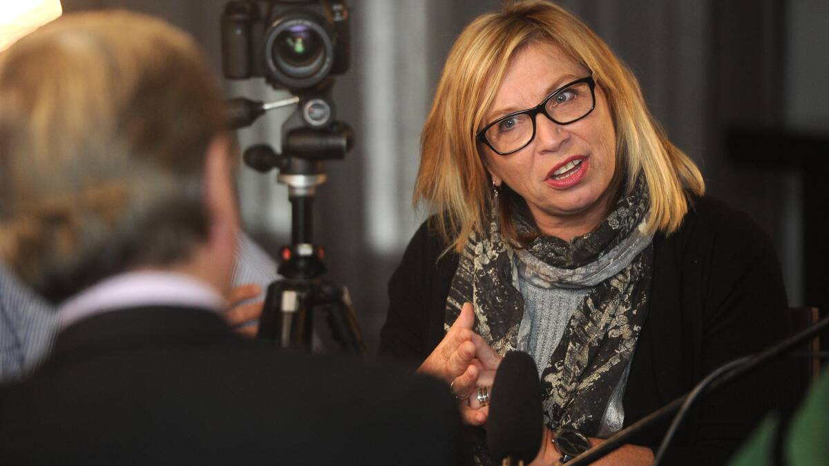 Fighting an epidemic: Ray Martin talks to  Rosie Batty about Australia's "hidden shame". Picture: Laura Hardwick 