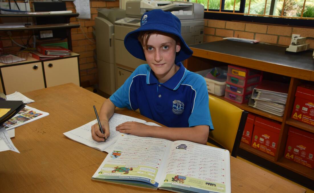 Proud Patch: Year six student Patch Rudd, from Hastings Public School, has taken out the Write 4 Fun National short story competition.