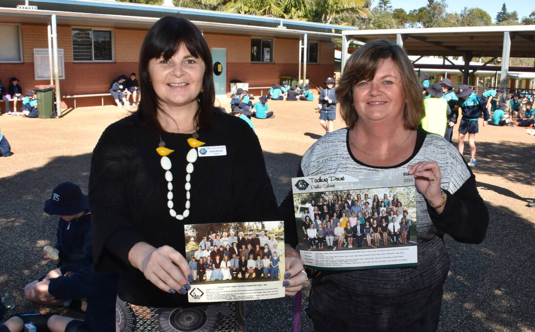 Foundation teachers: Angie Reichelt and Fiona Kars have been teachers at Tacking Point Public School since the school's first full year in 1997. Photo: Matt Attard