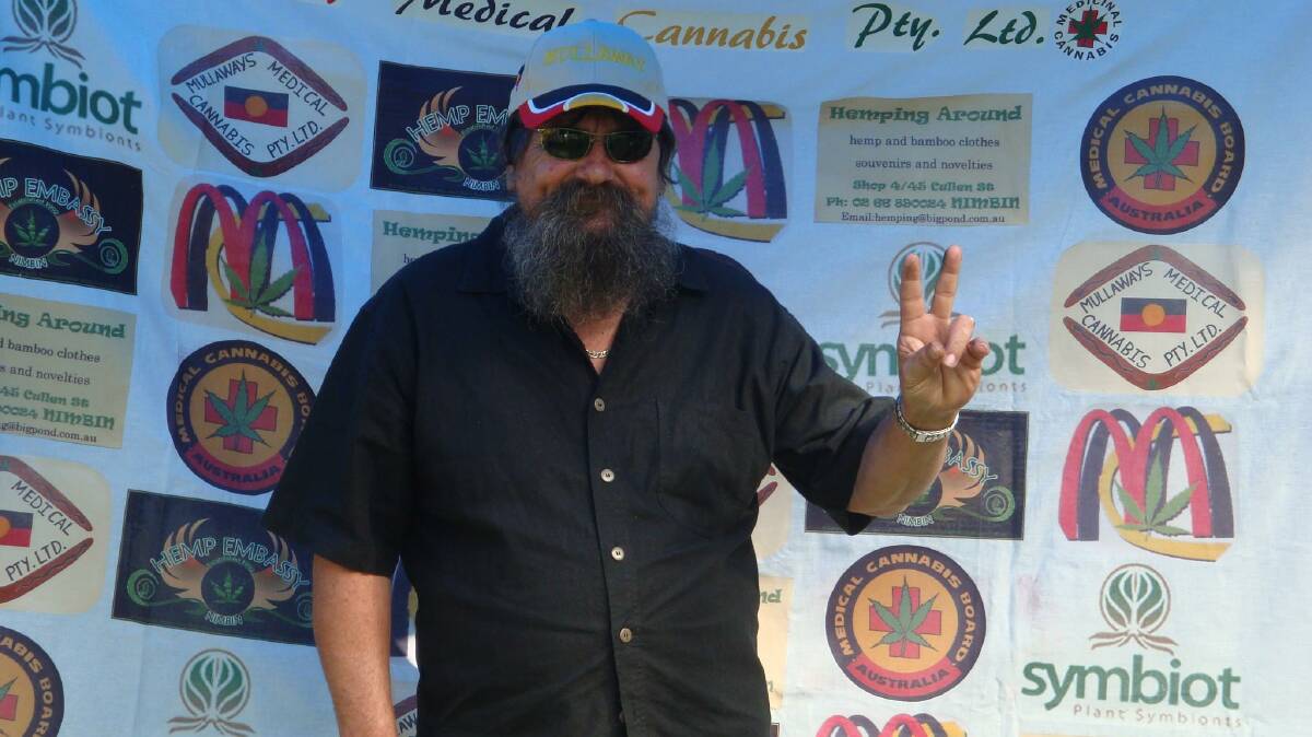 Cannabis advocate: Tony Bower supplies medicinal cannabis to sick children across Australia.