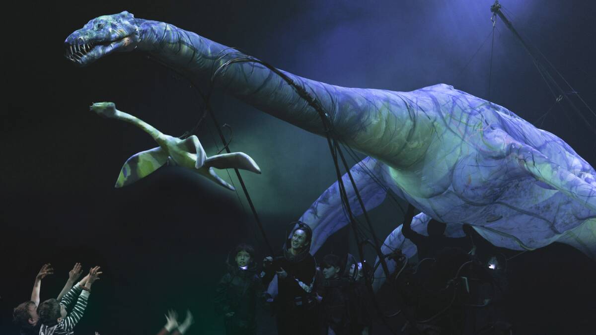Dinosaurs are coming: Erth’s Prehistoric Aquarium will be at the Glasshouse.