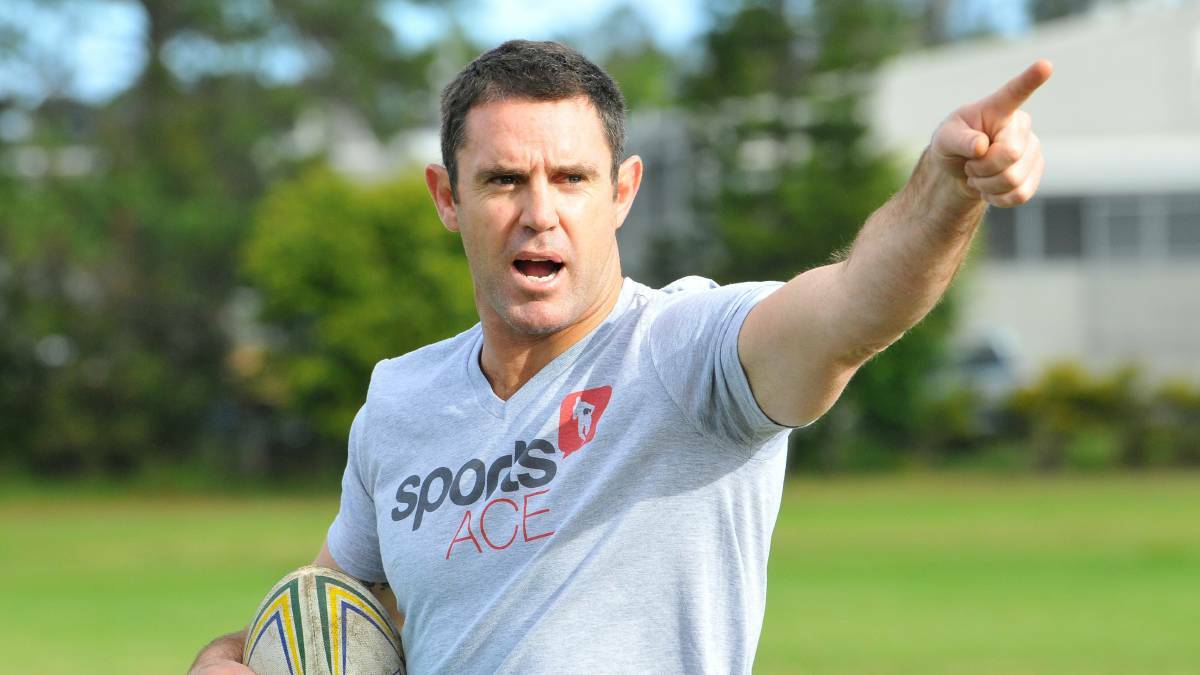 League legend: Brad Fittler will ride into Port Macquarie with other rugby league legends this weekend.
