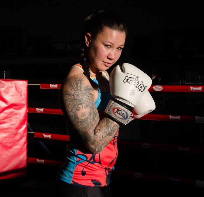 Ready to go: Arlene Blencowe has the world in her sights ahead of her title fight on July 30. Photo: Edwina Pickles