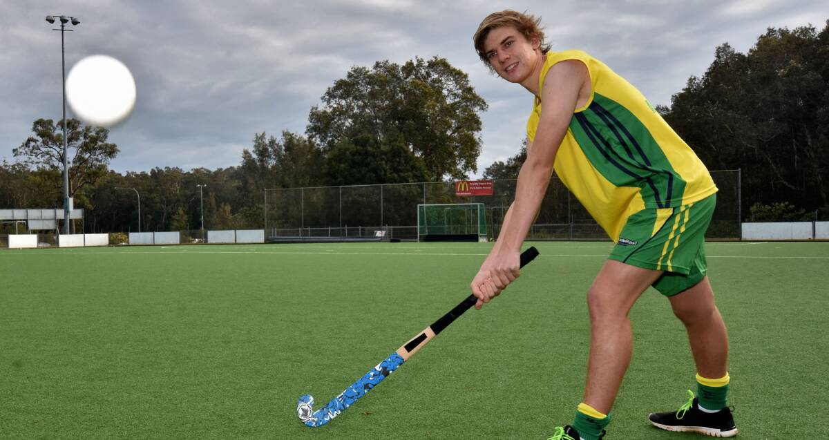 Invaluable lessons: Josh Dowrick has returned from South Africa where he represented Australia in hockey. Photo: Ivan Sajko