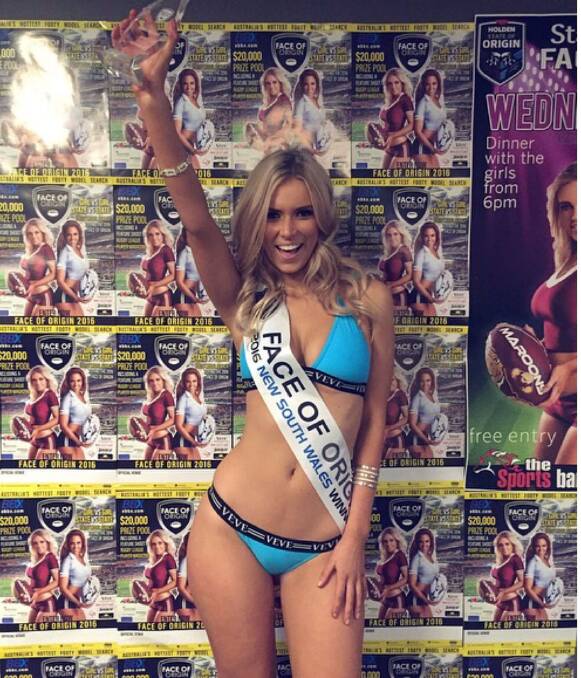 Model material: Tahlia Hall has claimed the title of Miss NSW. 