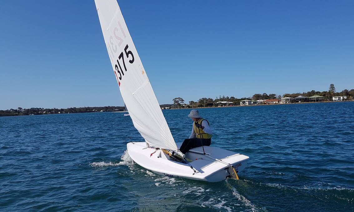 Winner: Terry Howard in Ratz sails on January 7. Photo: Supplied