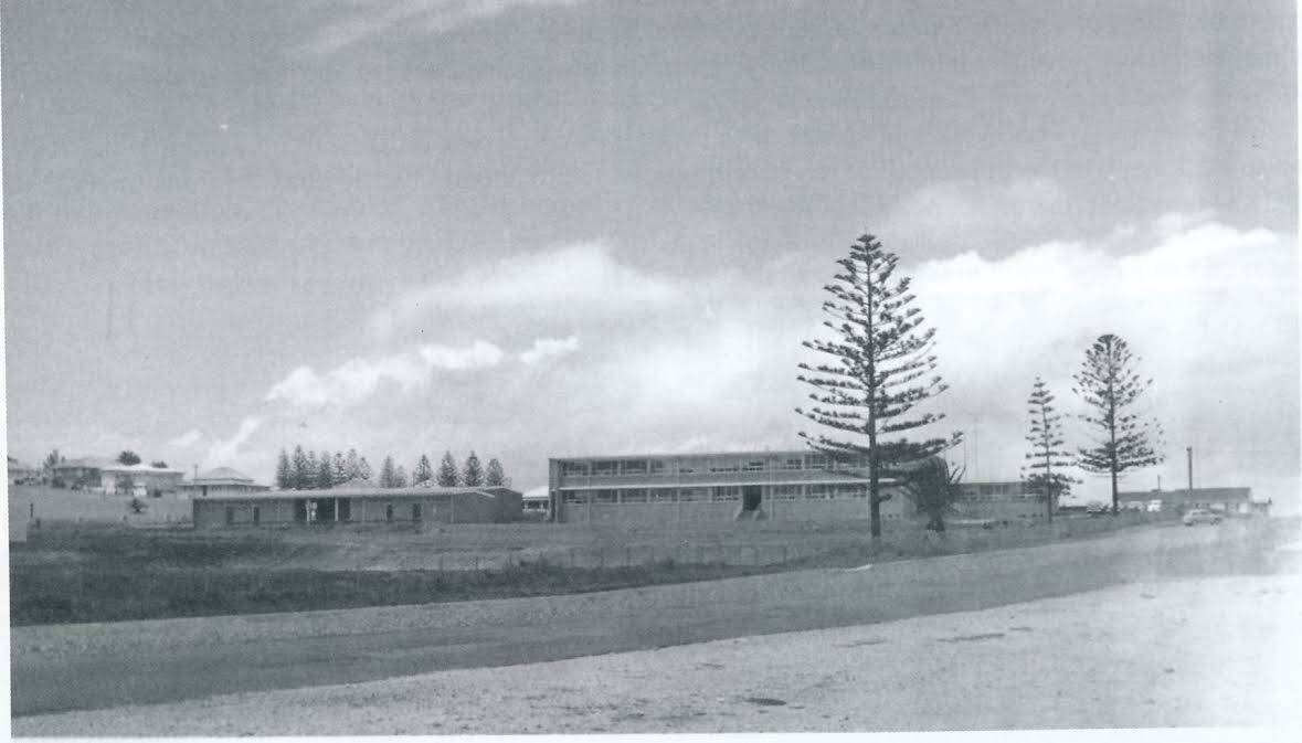 Historical moment: Port Macquarie High School celebrated its fiftieth anniversary last year. Under the Department's new plan, it will share students and resources with Westport High School to form a secondary college. Pictured is Port Macquarie High School circa 1962. Source: Port Macquarie Library.