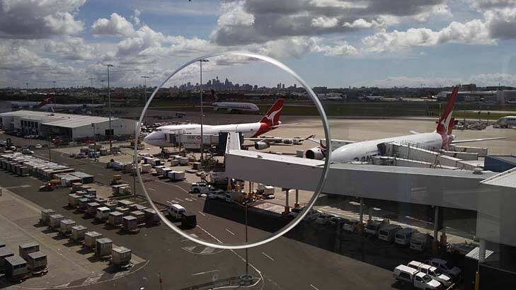 Counting down … Sydney Airport.