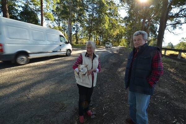 Safety first: Pembrooke Road residents Dawn Etherington and Peter Hrncir agree with the speed limit reduction.