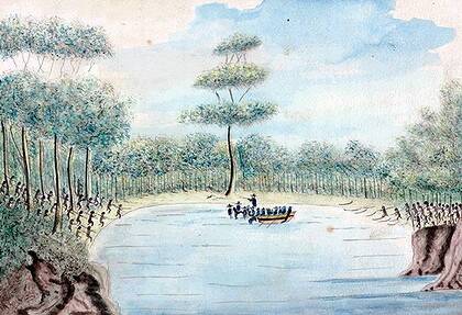 The Taking of Colbee and Bennelong, 25 November 1789.