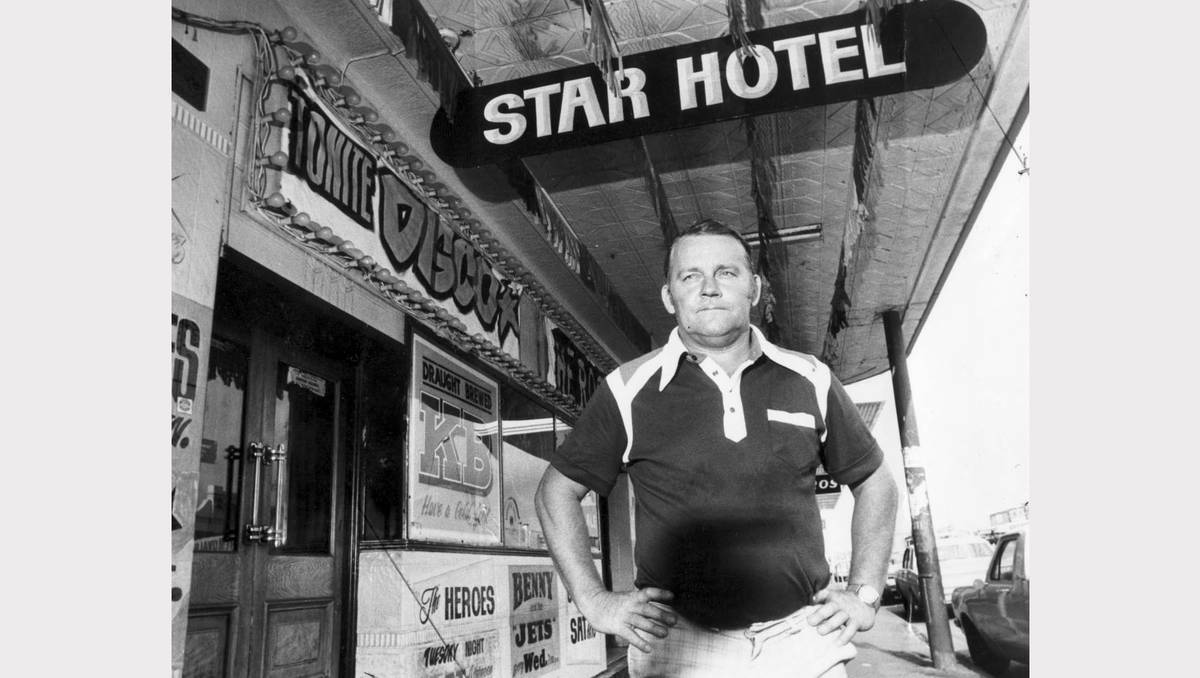 The Star Hotel licensee Don Graham, 1979.
