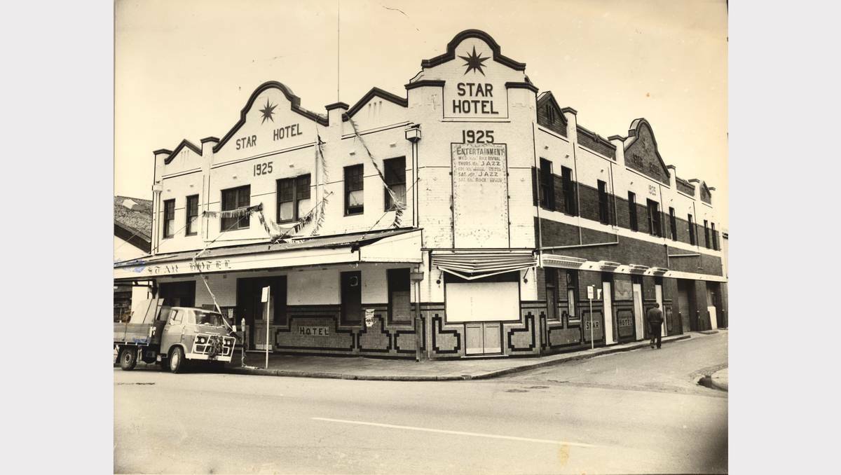 The Star Hotel - rear exterior, 1979.