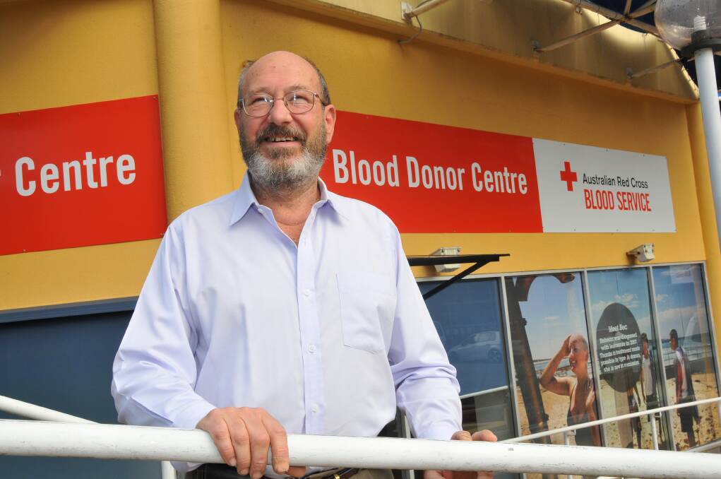 Regular donor: Ronald Walker has made 524 donations over more than 40 years.                                                               Pic: PETER GLEESON