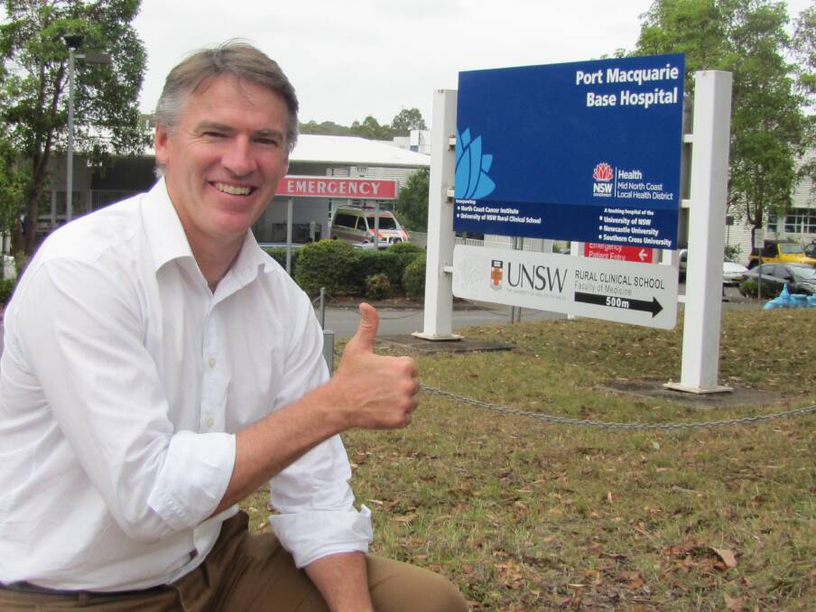 Thumbs up for improved health care: Lyne MP Rob Oakeshott