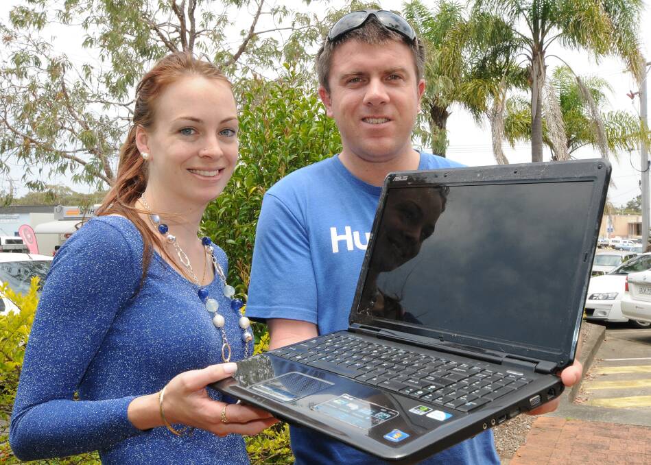 RYAN Frost and Melissa Edmunds harnessed the power of social media to catch the thieves that stole their laptop.
