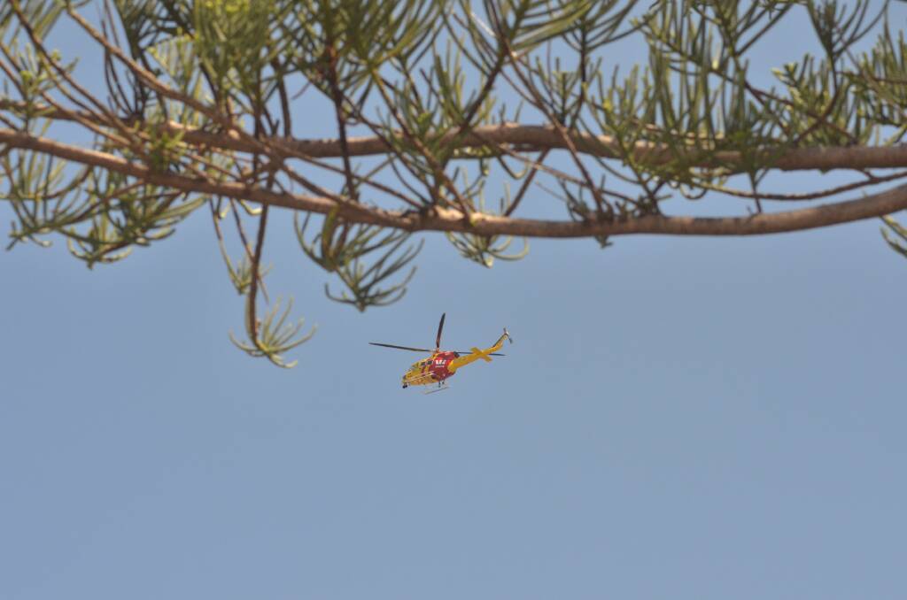 The Westpac Rescue Helicopter has joined the search of the Hastings River.