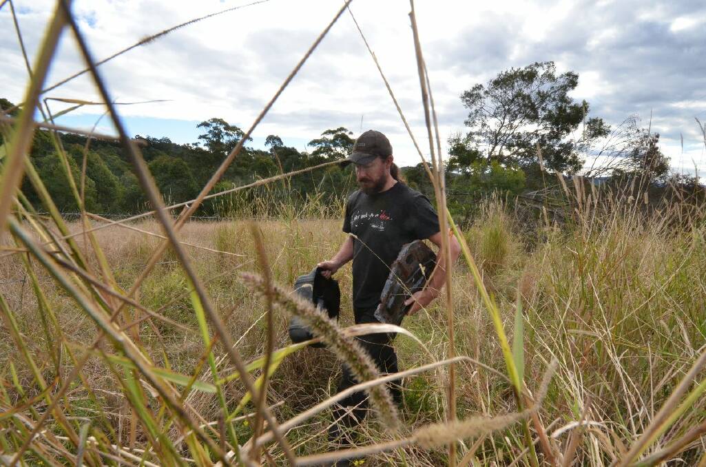 Mat Oliver is leading a group of volunteers to retrieve dangerous amounts of rubbish dumped in the Bago State Forest.
