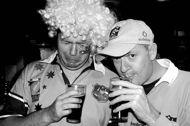 The newsmakers of 2003 ... Wallaby fans.