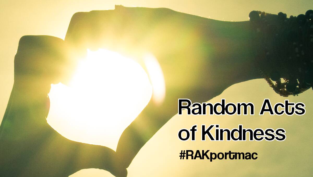 Get involved in #RAKportmac - and share the love.