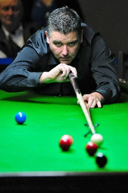 Snooker isn't a sport that I get to photograph very often, but it's certainly an event that involves a lot of patience and quietness. I love the concentration shown on Michael Cosh's face in this photo. Pic MATT ATTARD
