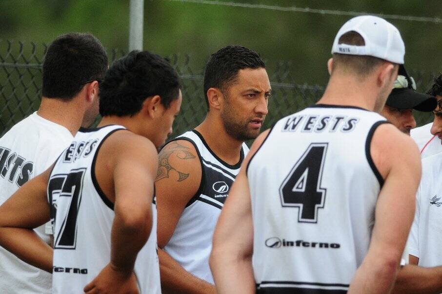 Benji Marshall is ready to roll at the 2012 State Cup.