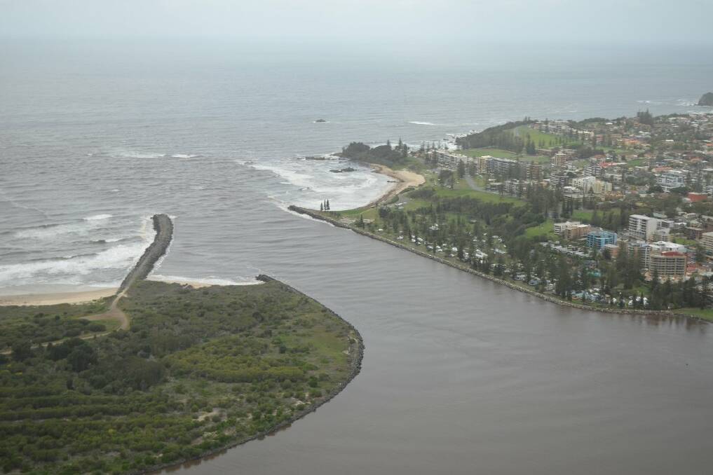 The view from Professor Bashir's helicopter tour of the Hastings. Pic: Port Macquarie-Hastings Council