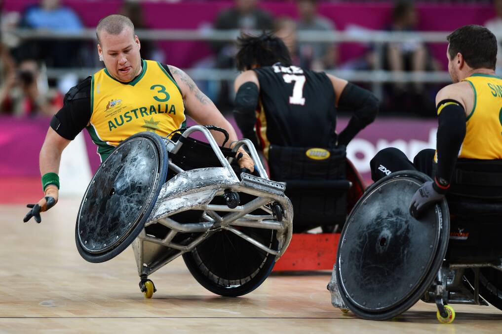 Wheelchair rugby superstar Ryley Batt.