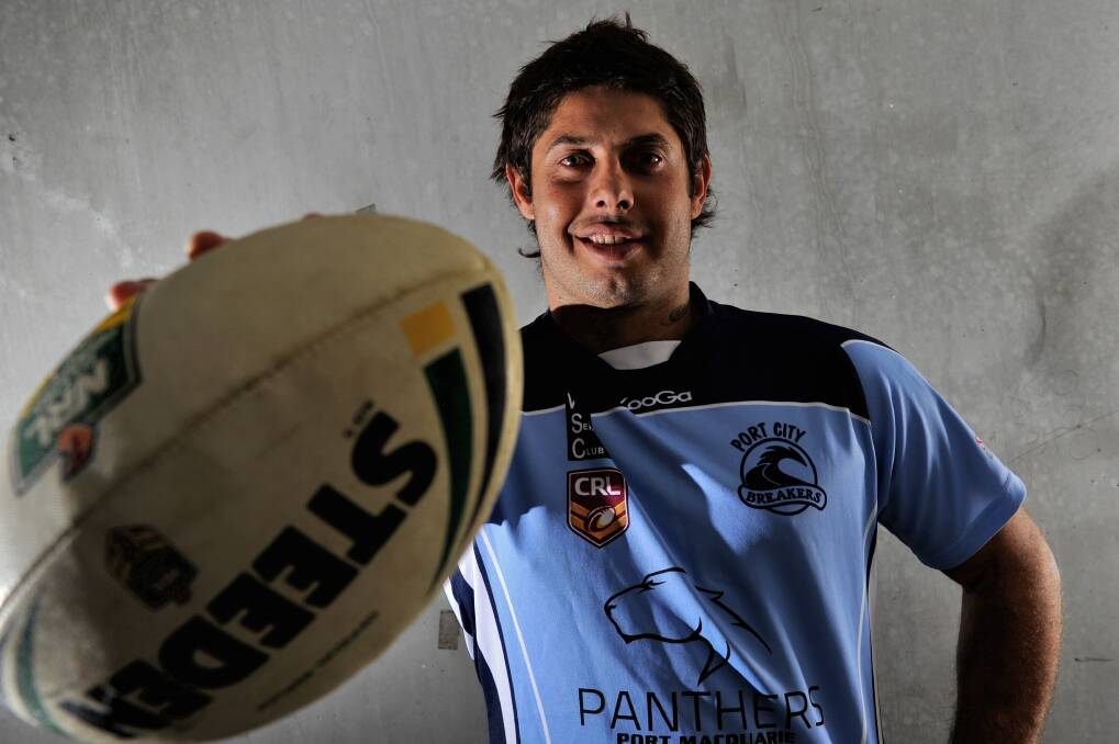 Back in blue: Dan Dumas is back to play for the Breakers.