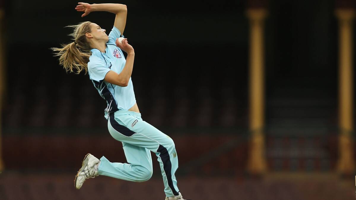 Star on show:  Ellyse Perry will be in Port Macquarie this weekend. 