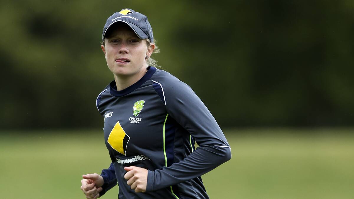 Also coming: Alyssa Healy will also be in action this weekend.