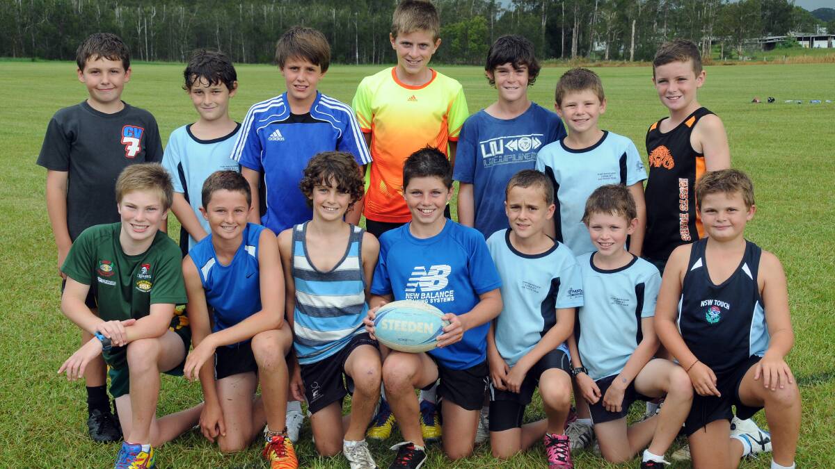 Great performance: The under-12s boys had a great Junior State Cup. They are pictured at training last week. Front, from left, Oliver Nosworthy, Josh Dwyer, Jack Hopkins, Mitch Evans, Riley Mallyon, Cody Fisher and Mitch Steep. Back, from left, Jon Muncaster, Nathan Cotter, Lleyton Toft, Joe Begbie, Hayden Ryan, Cooper Gallagher, Adam Sherrett, .Absent – Kye Gill.