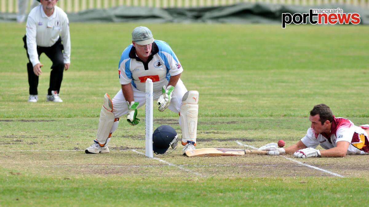 Cricket grand final action from the weekend. Photo Peter Gleeson.