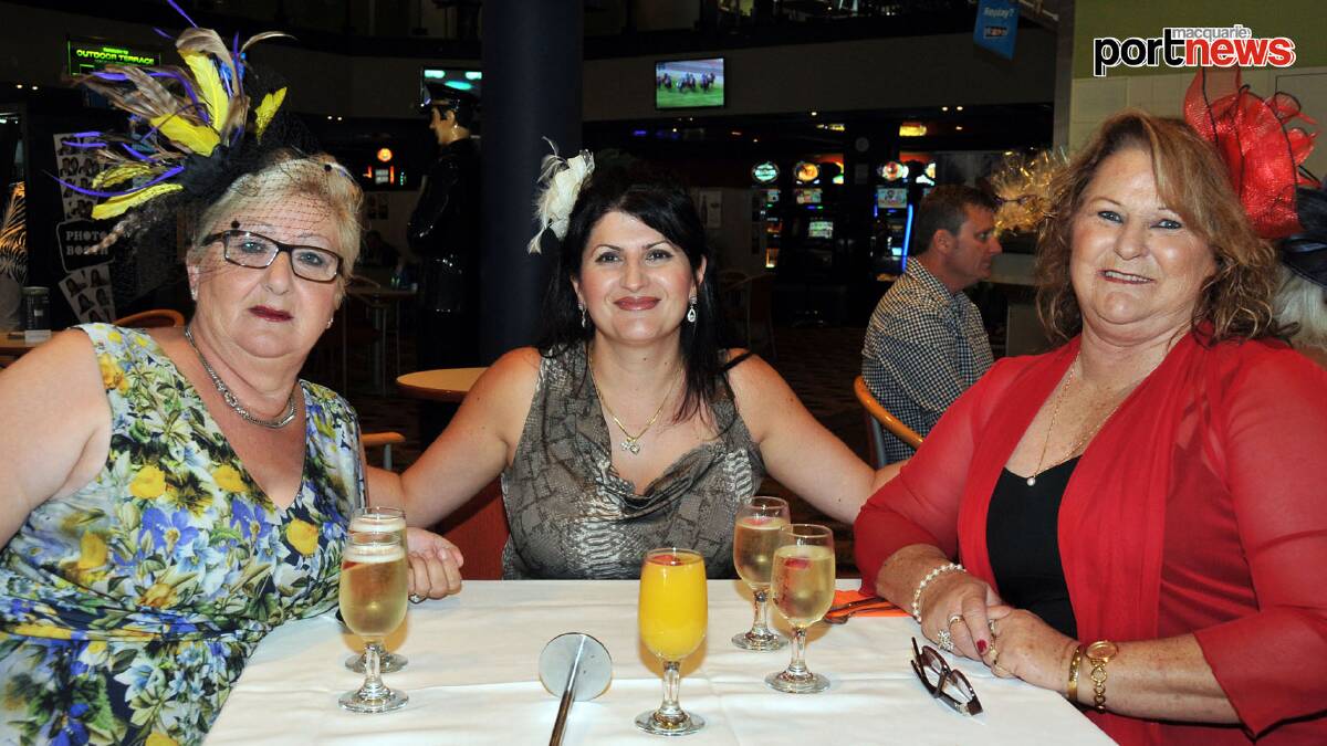 Janet Qasabian, Seta Sakayan &  Sandra Innis at Port City Bowling Club