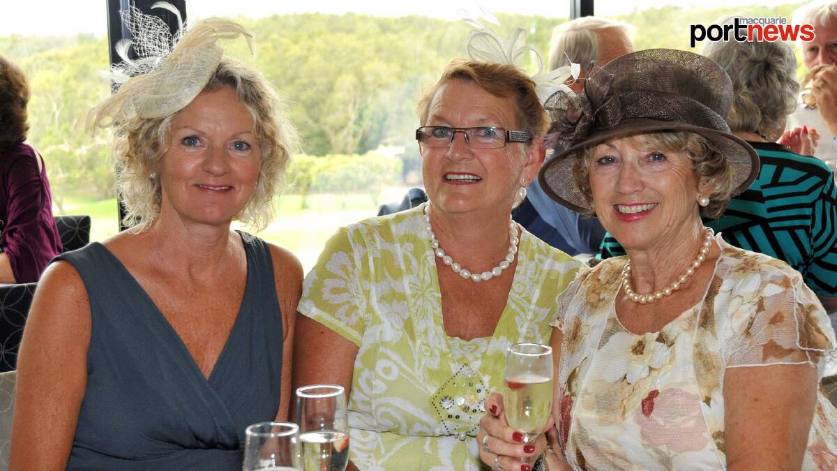 Kerrie Schneider, Kathy Siepen & Val Woods at Port Macquarie Golf Club
