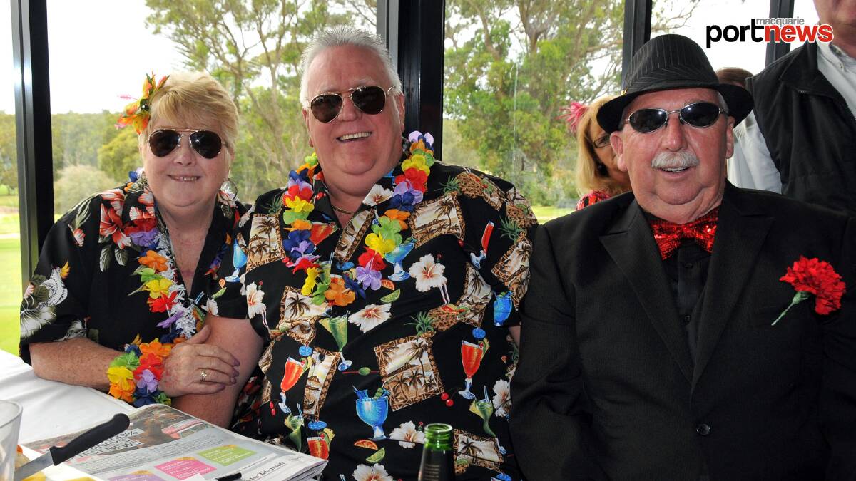 Judy Mellor, John Mellor & Lyall Smith at Port Macquarie Golf Club